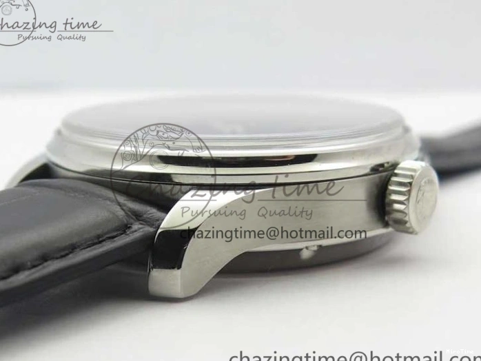 MIROTIME 0505 Portuguese Real PR Real Annual Calendar IW503502 ZF 1:1 Best Edition Black Dial Steel Markers on Black Leather Strap A StreetReady 7134